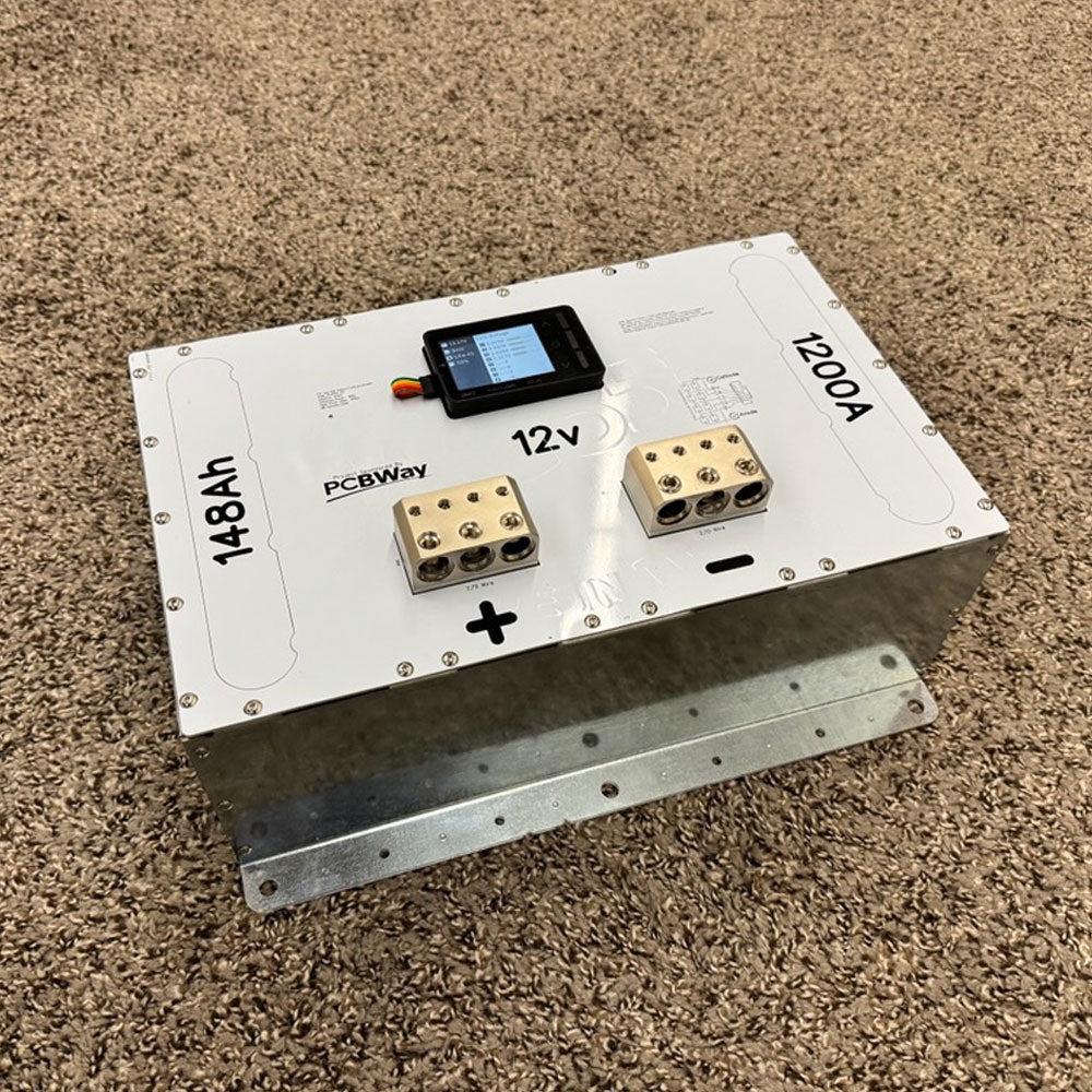 12V 148Ah 1200A LiFePO4 Battery Pack LEV60F- FAT !CLEARANCE!