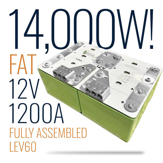 12V 148Ah 1200A LiFePO4 Battery Pack LEV60F- FAT
