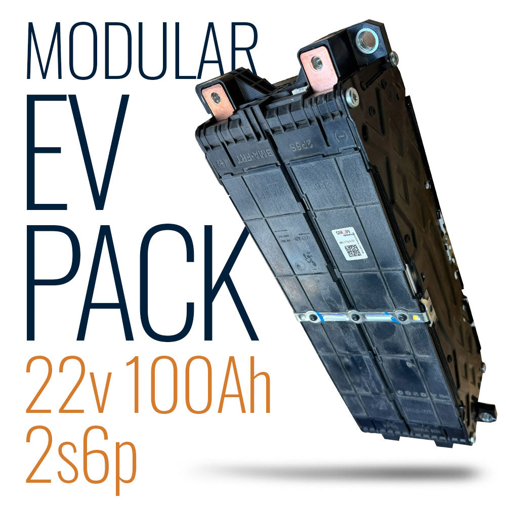 Modular EV Battery 2p6s 22v 100Ah