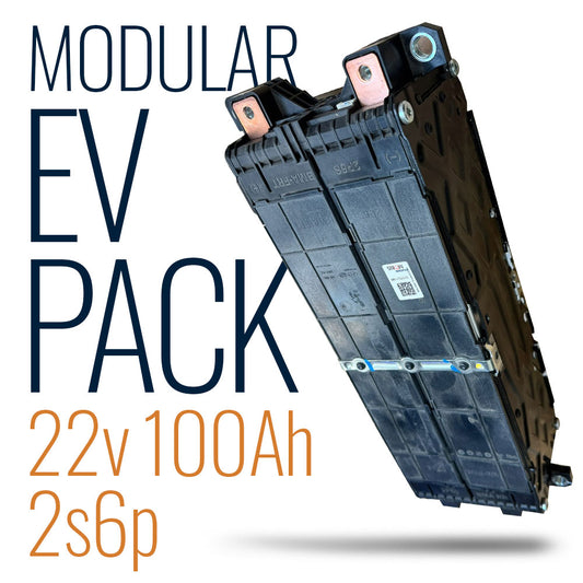 Modular EV Battery 2p6s 22v 100Ah