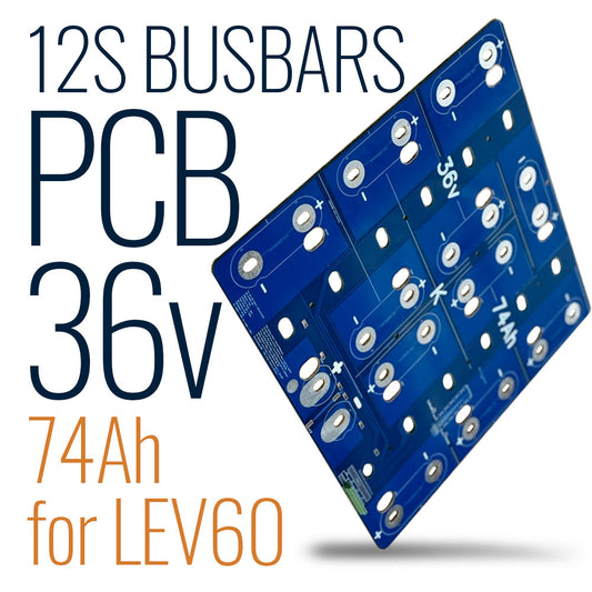 36v 12S LEV60 PCB Busbars DIY
