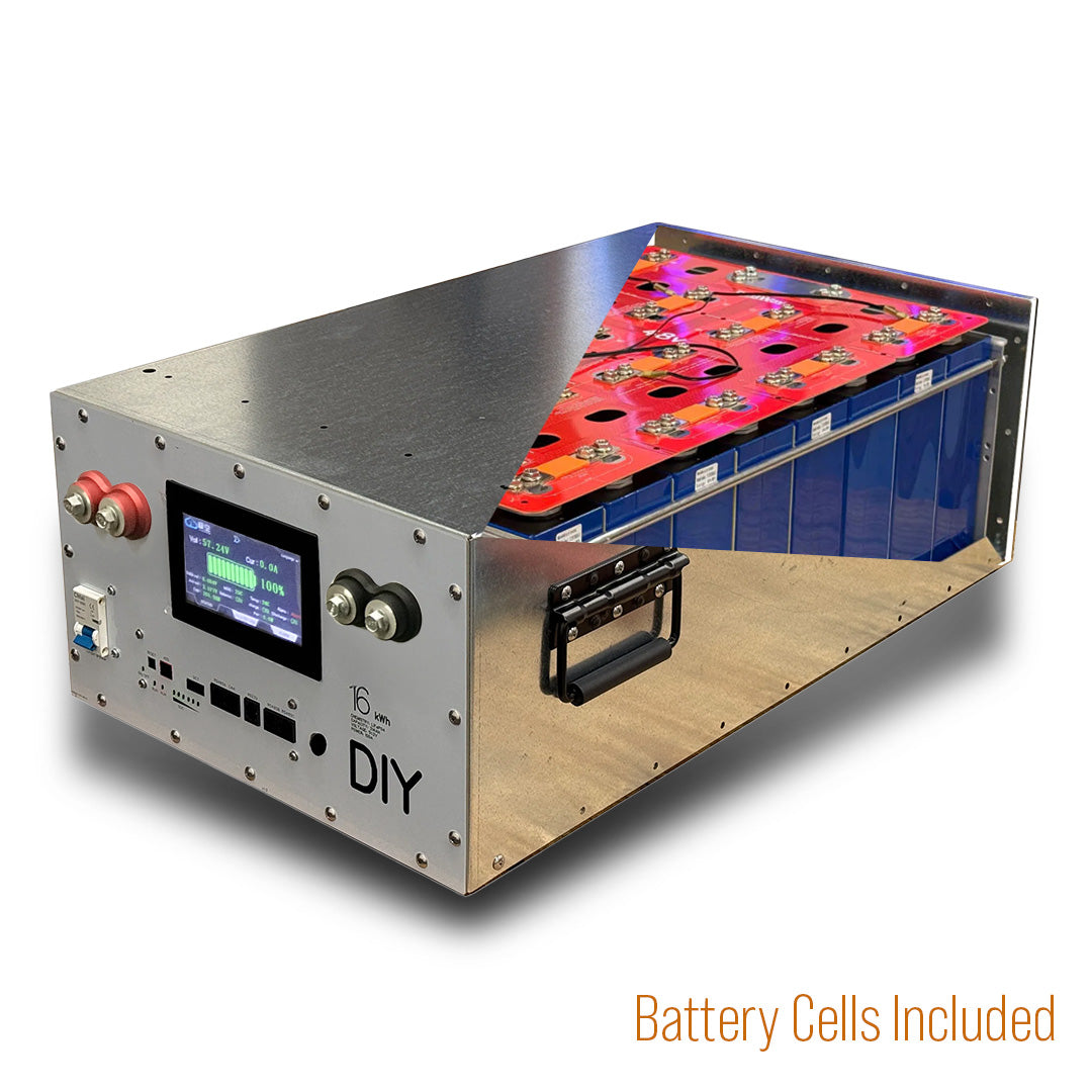 12v AmpBox DIY Lifepo4 Battery BOX With JK 200A BMS with LCD Screen