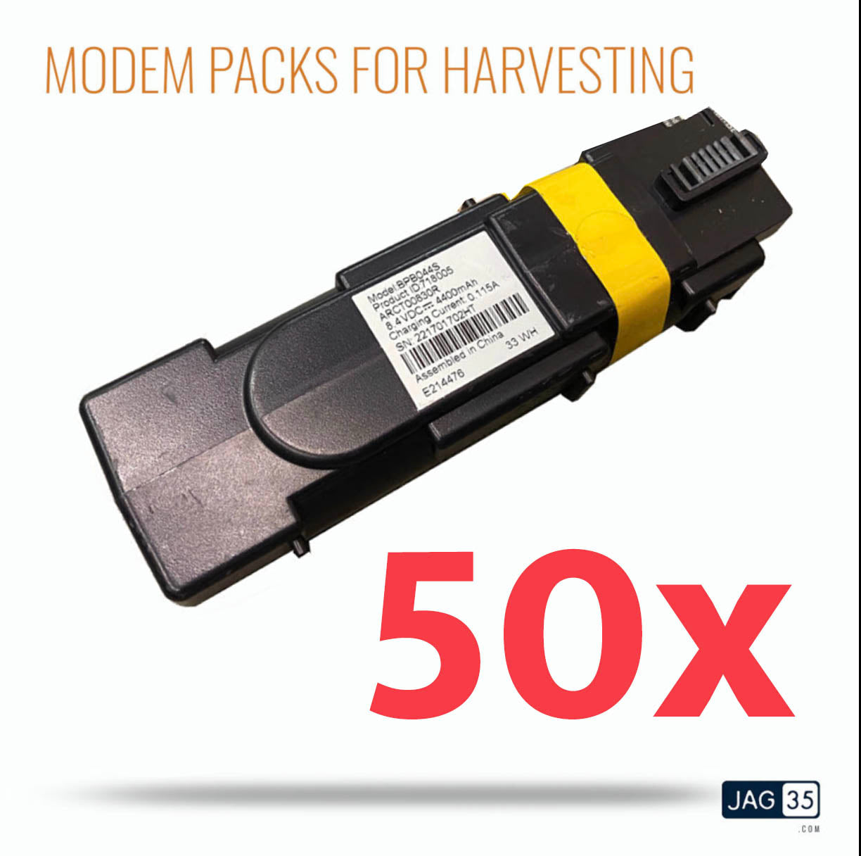 2200mAh 18650 Modem Battery Packs