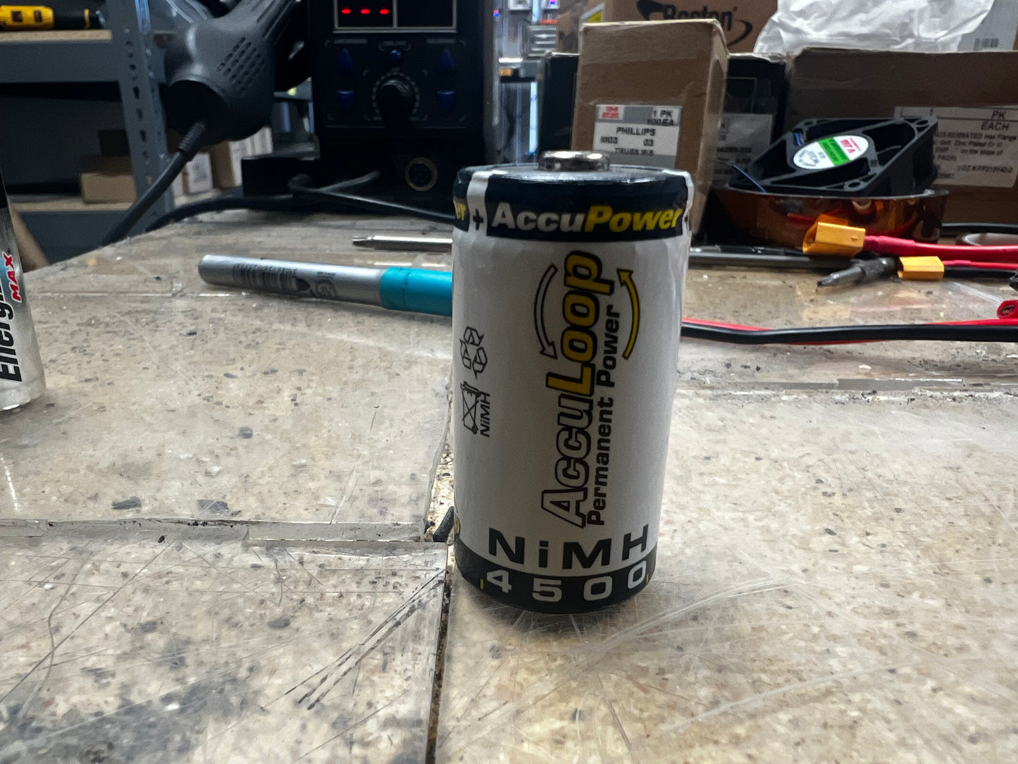 4 x C NiMH AccuPower Batteries (4500 mAh)