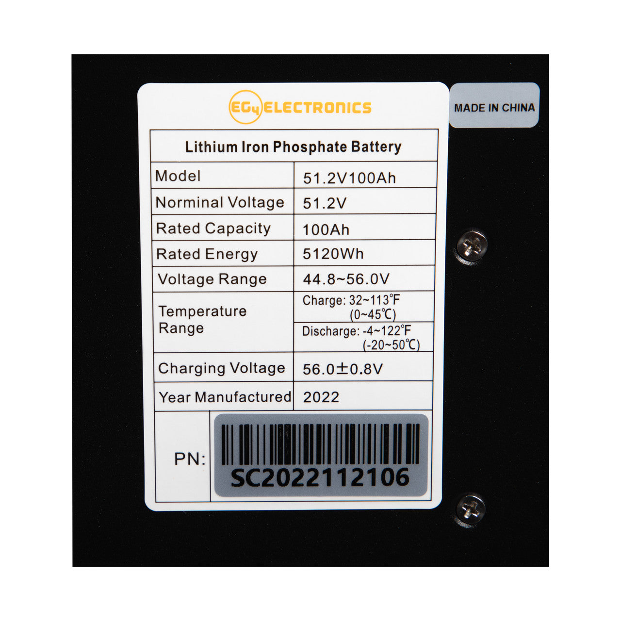 EG4 LL-S Lithium Battery | 48V 100AH | Server Rack Battery | UL1973, UL9540A | 10-Year Warranty