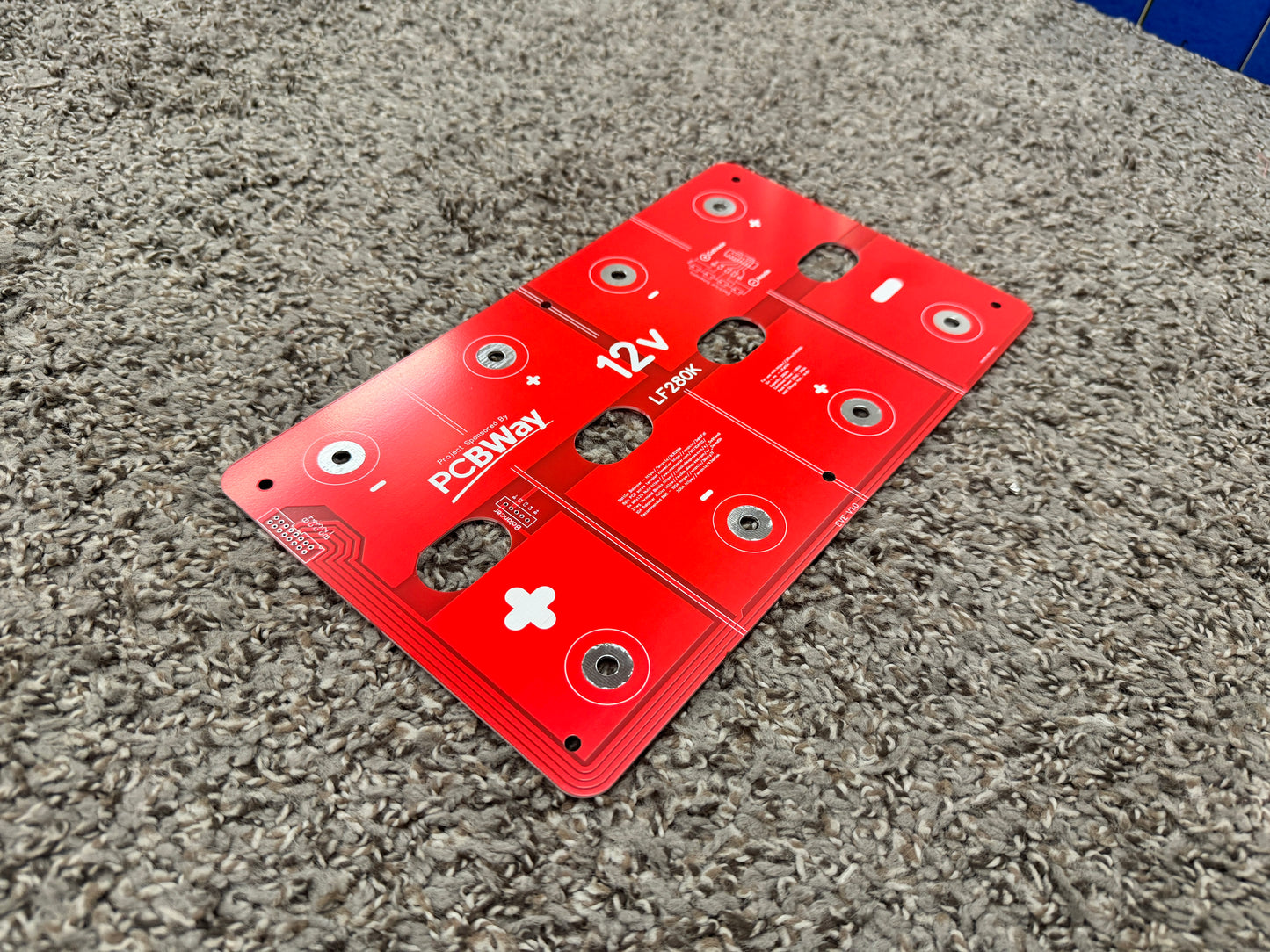 12v PCB Busbar for LiFePO4 cell for 280ah, 304ah, 314ah EVE, CATL, REPT, Trina, Hithium