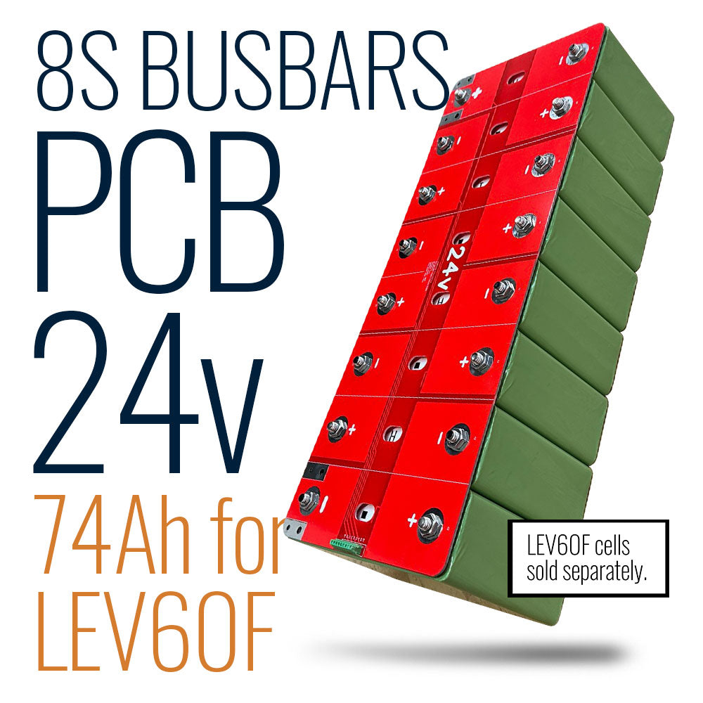24v 8S Busbar PCBs for LEV60F Cells   Jehu Garcia DIY Powerwalls  Lithium Ion Batteries EV eBike eScooter Emergency Solar Off-grid LiFePO4  Lithium Iron Phosphate – Jag35