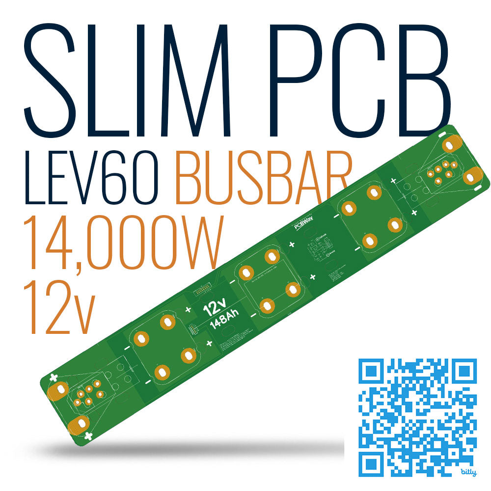 SLIM Busbar for LEV60 12v 148Ah 14000W !CLEARANCE!