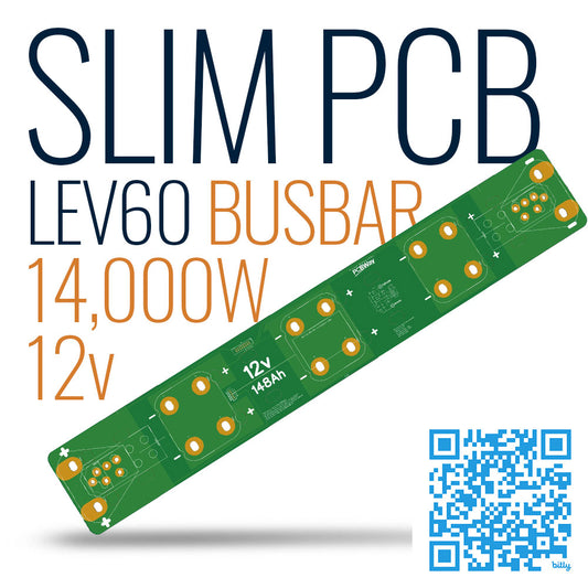 SLIM Busbar for LEV60 12v 148Ah 14000W
