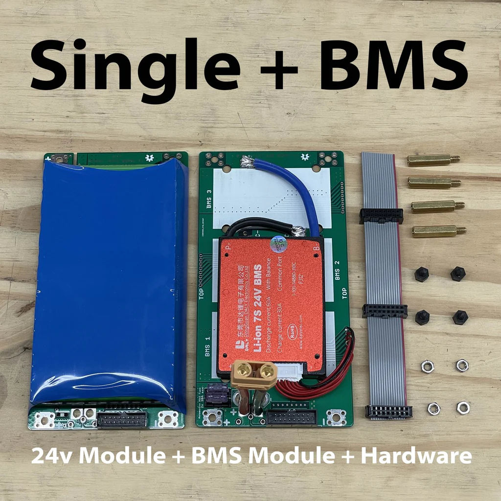 7S 24V Battery Modules with NEW Samsung ICR18650-22P Li-ion Cells