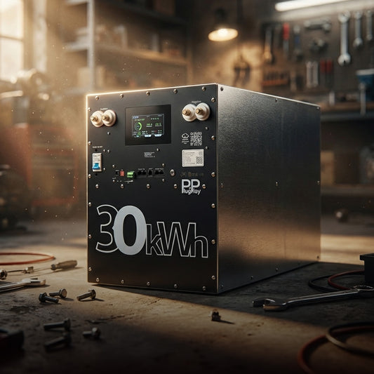 48V Pre‑Built AmpBox (Redesigned, 29.1 kWh, 280Ah RTC) Black