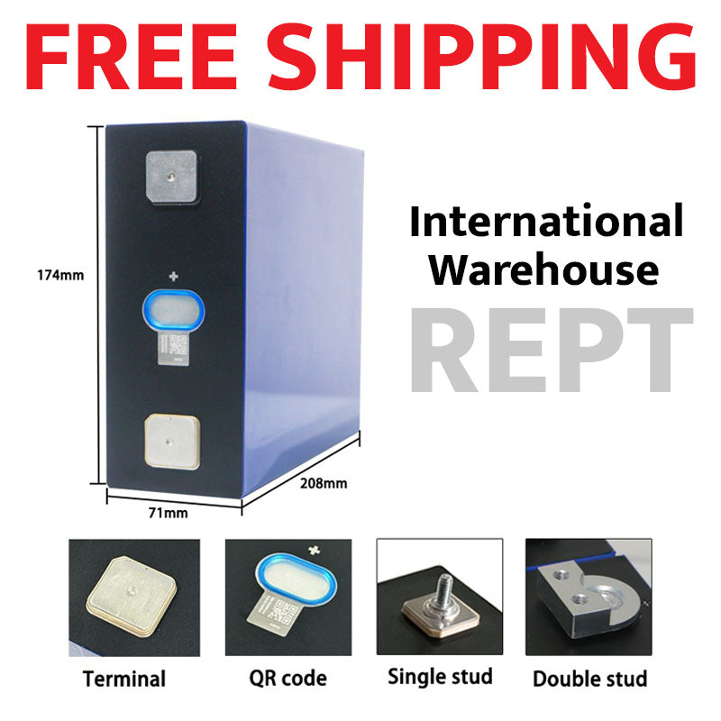 REPT 280AH LiFePO4 battery cells 3.2V Grade A 8000+ cycles Free Shipping