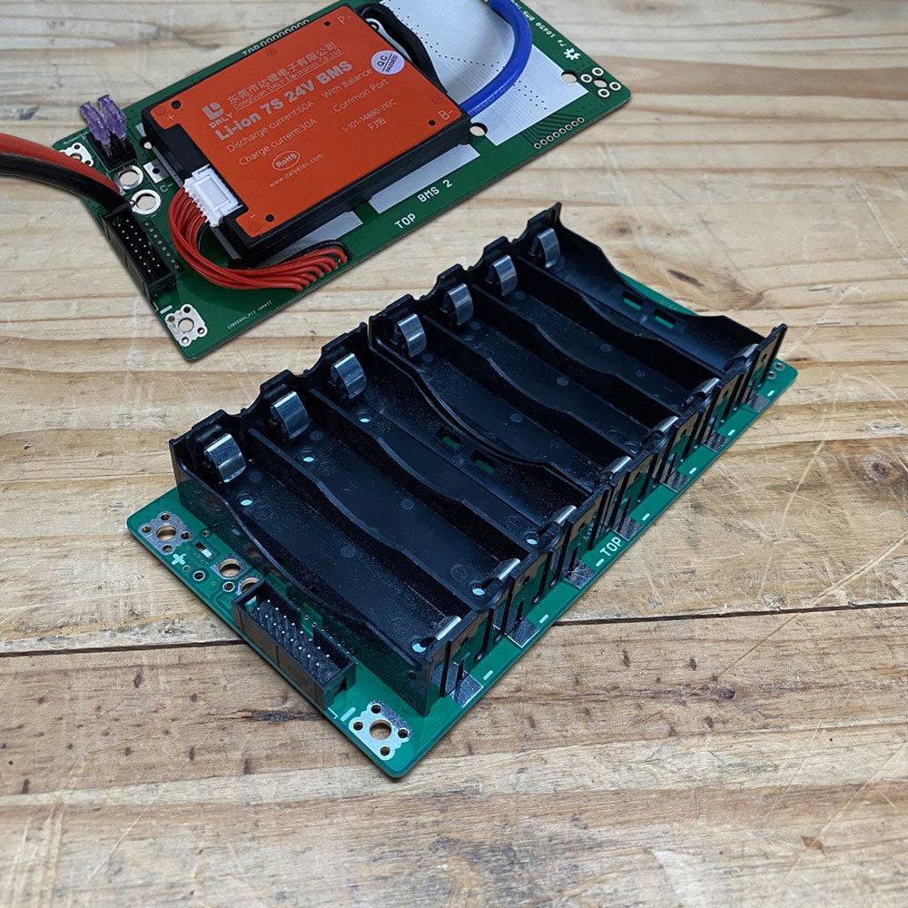 DIY 18650 Battery Module 10x Populated