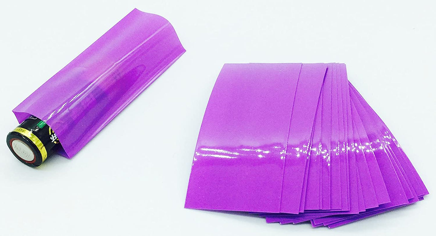 SpeedDa 300Pcs 10 Color 29.5MM 18.5MM Flat PVC Heat Shrink Tubing Tube for 18650 18500 Battery