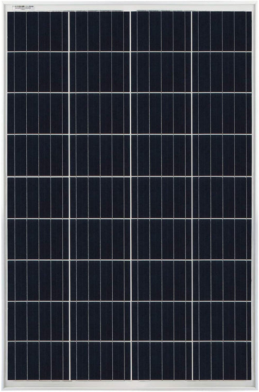 100W Solar Panel 12V-18V Poly Off-Grid Charger - Mighty Max Solar