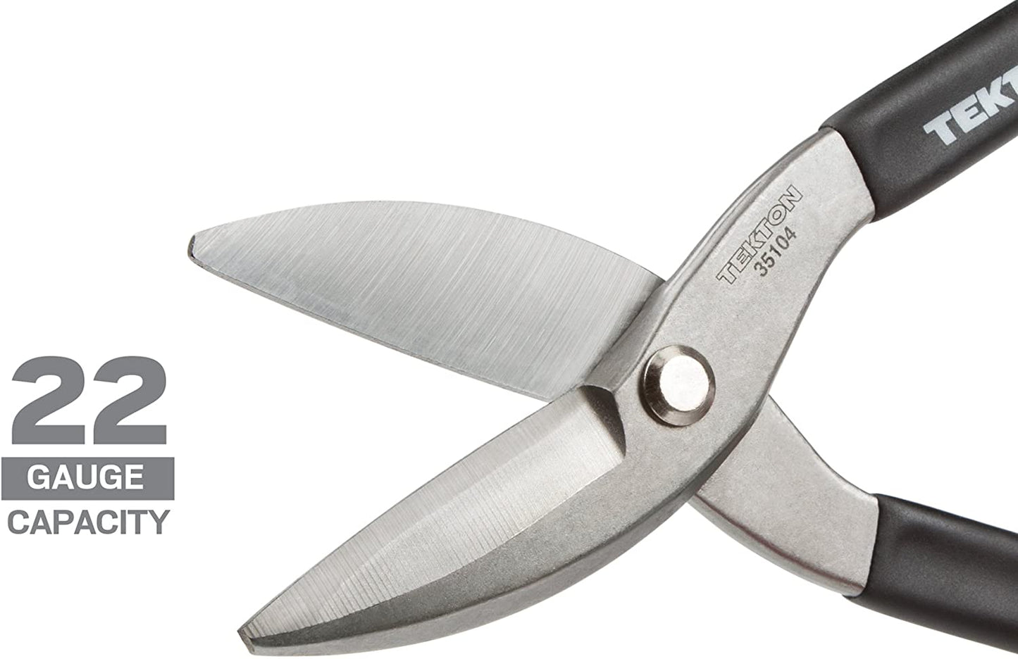 TEKTON 10-Inch Straight Pattern Tin Snips| 35104