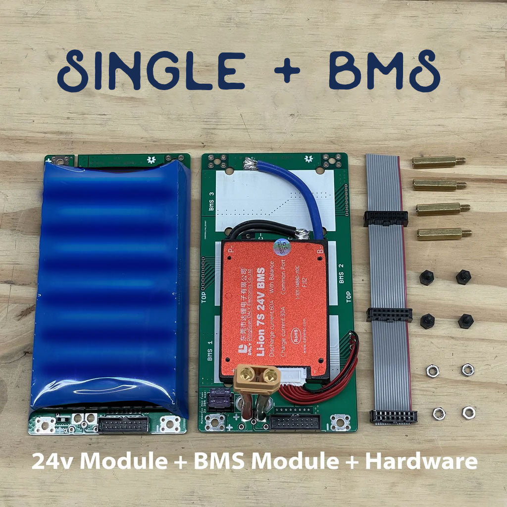 7s 24v Battery Modules w Unused Boston Sonata 5300 Cells