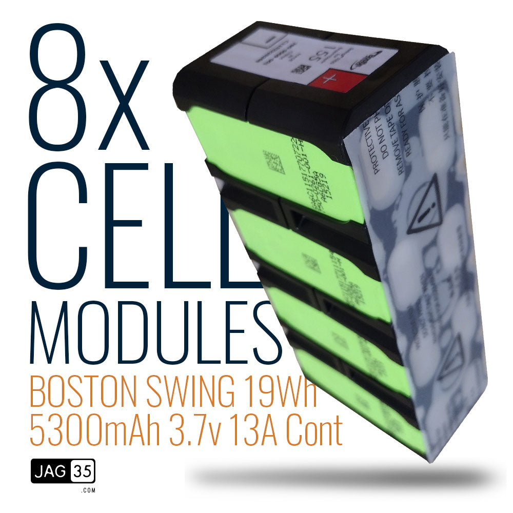 Boston Swing 5300 8-Cell 18650 Modules  Jehu Garcia  DIY  Powerwalls Lithium Ion Batteries Bluetti Ecoflow Expansion Packs eBike  eScooter