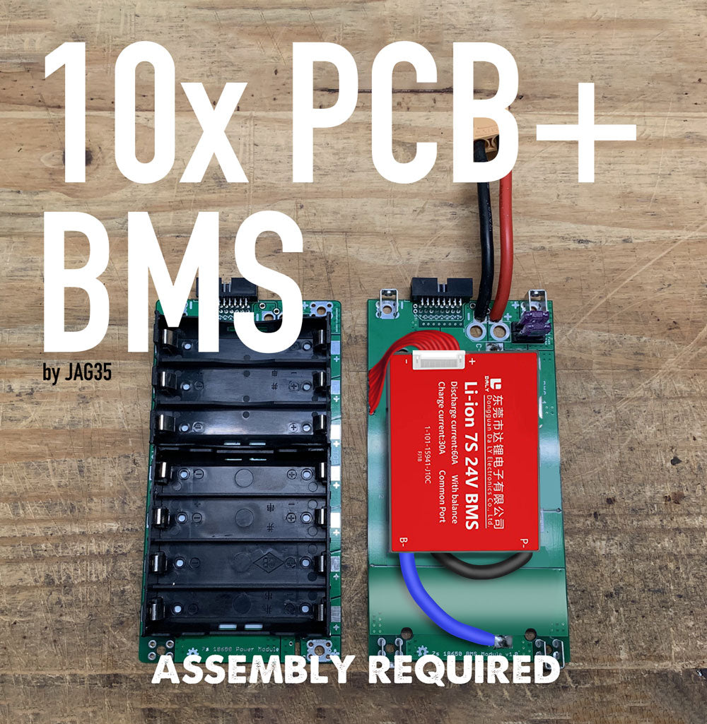 18650 Battery Module DIY PCB Kit 10x