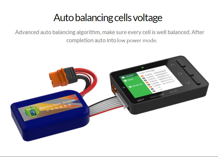 ISDT BattGo BG 8S Smart Battery Checker Balancer