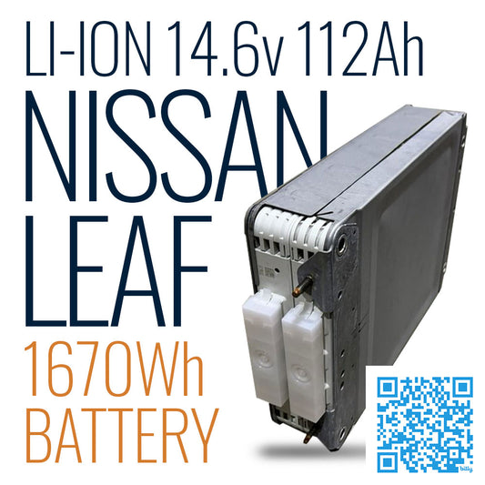 Nissan Leaf 14.6V 112Ah 1670Wh Lithium Ion Battery
