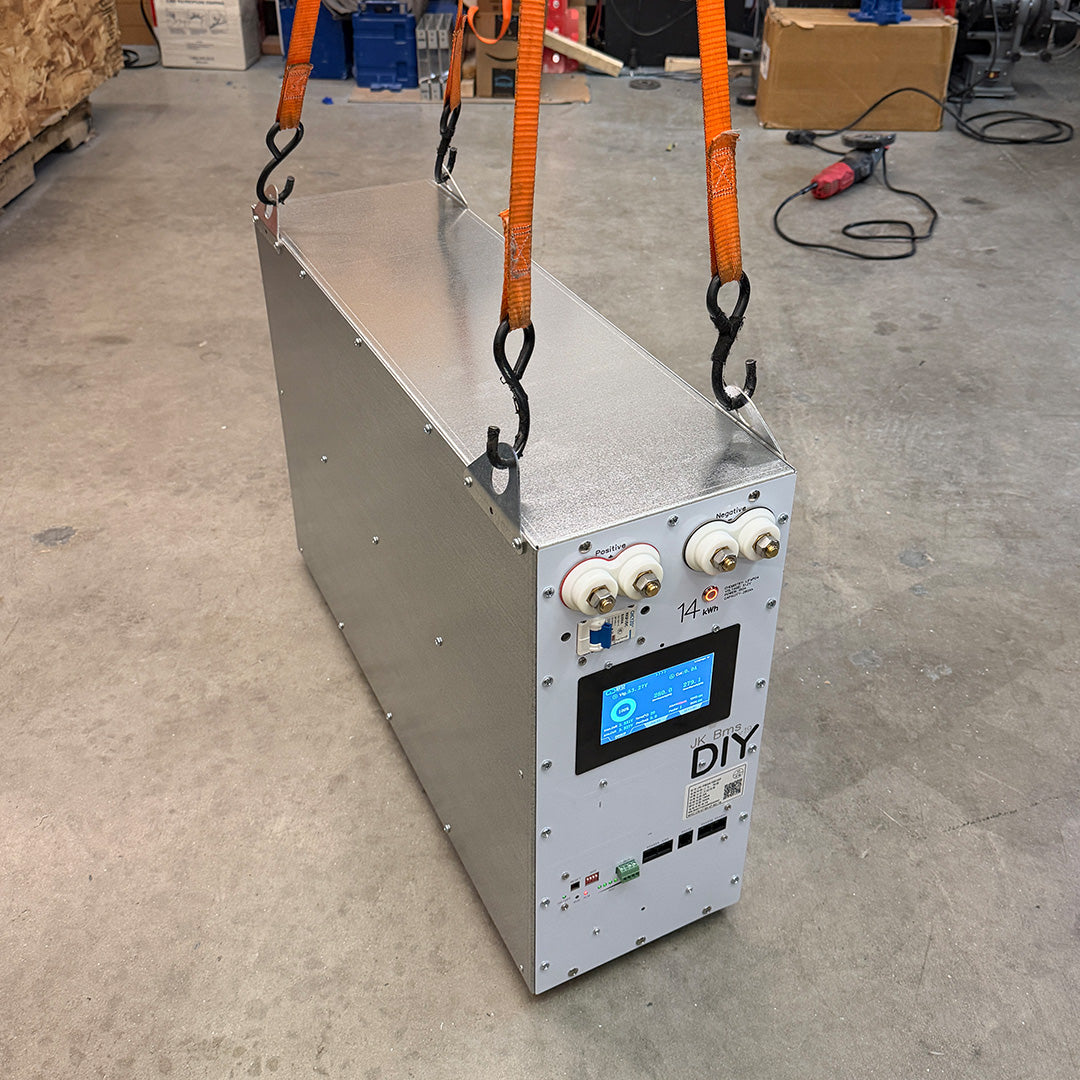 48V DIY AmpBox Slim 14.56 kWh LiFePO4 280Ah Narrow 8.5"