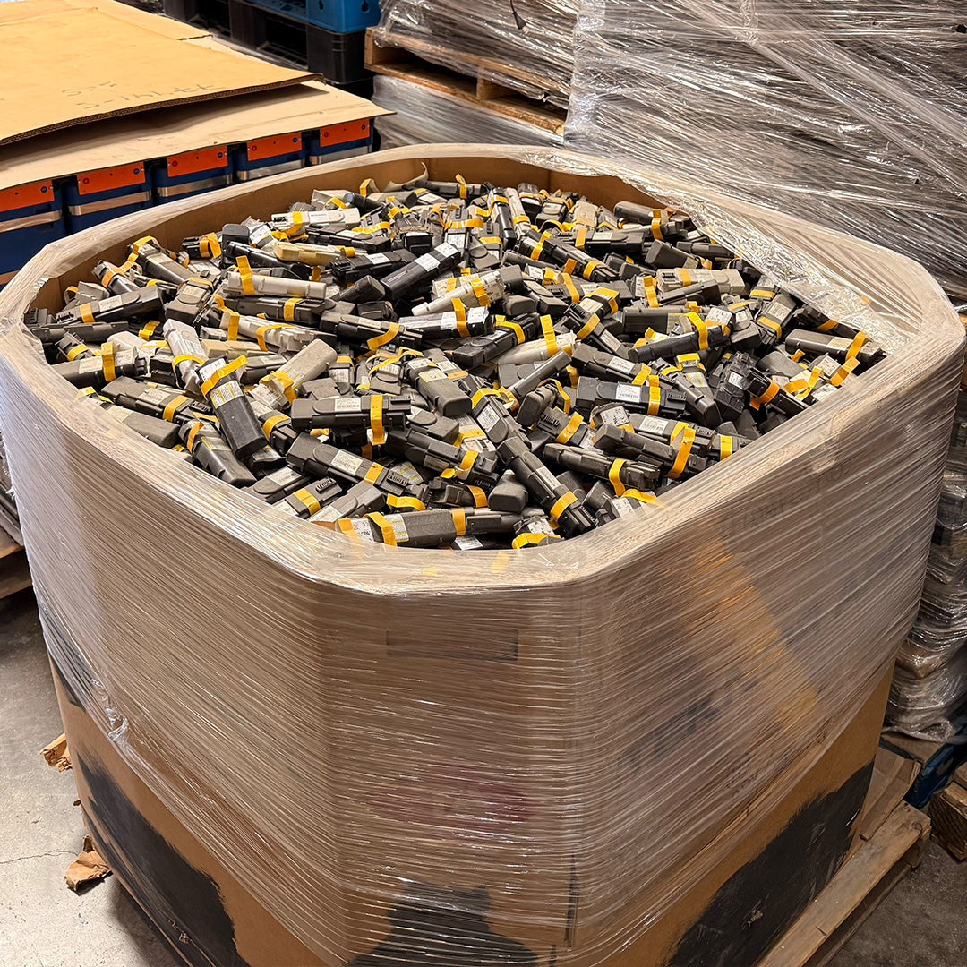 Bulk 18650 Battery Pack Lot for Harvesting (Gaylord Pallet, ~12,000 Cells)