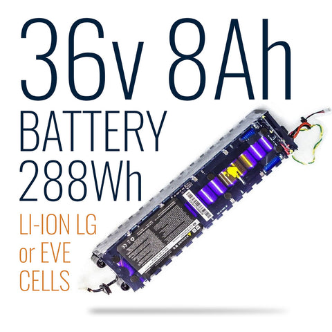 30-cell 36v 8Ah, Scooter Battery Packs
