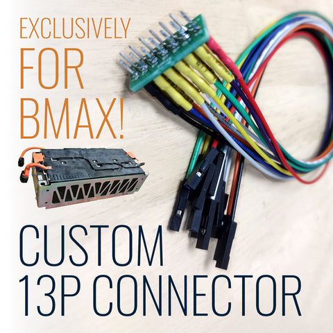 Custom 13-Pin Connectors for B-MAX 12S NMC Battery