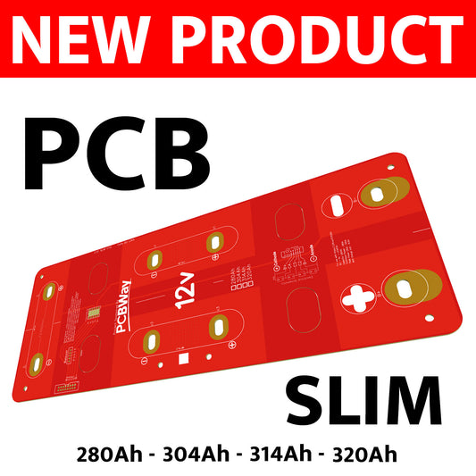 12v SLIM PCB Busbar for LiFePO4 cell for 280ah, 304ah, 314ah EVE, CATL, REPT, Trina, Hithium