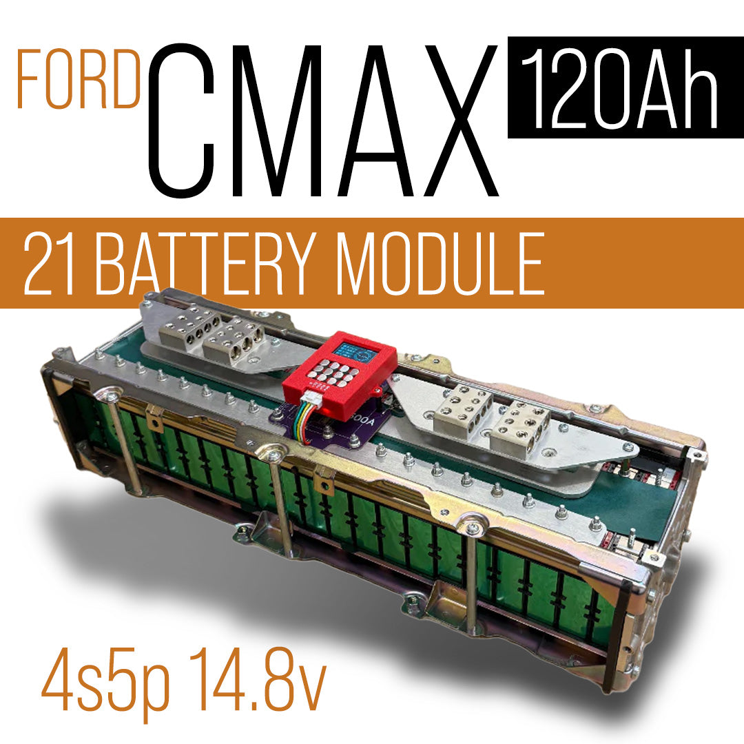 120Ah 14.4v Ford C-Max Energi Battery Module CAR AUDIO - Plug & Play