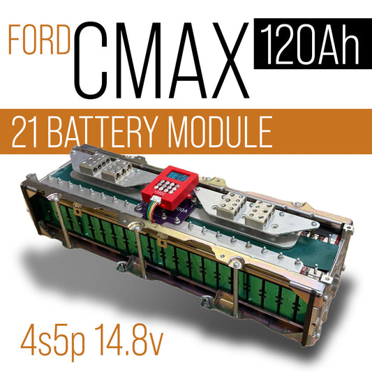 120Ah 14.4v Ford C-Max Energi Battery Module CAR AUDIO - Plug & Play