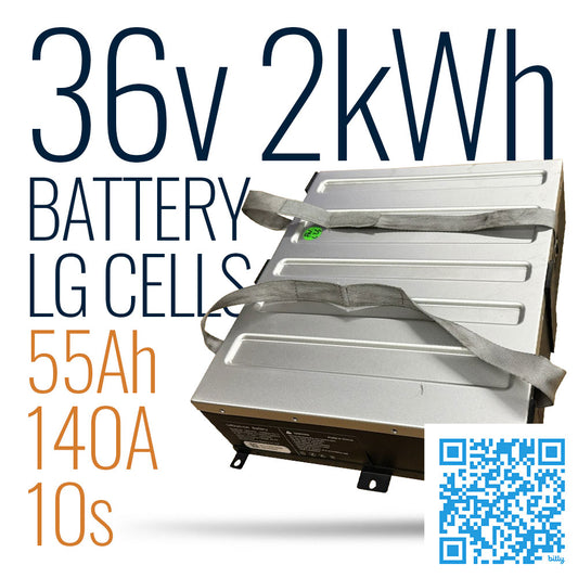 36v 2kWh Robot Battery LG 21700 Li-ion Cells