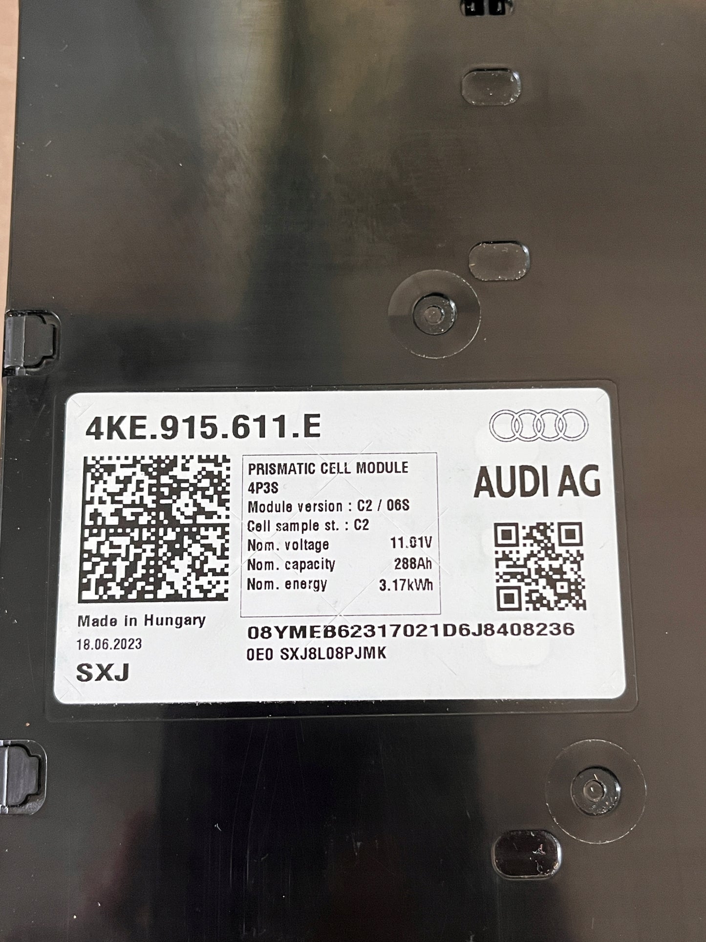 Audi Q8 e-tron battery Module