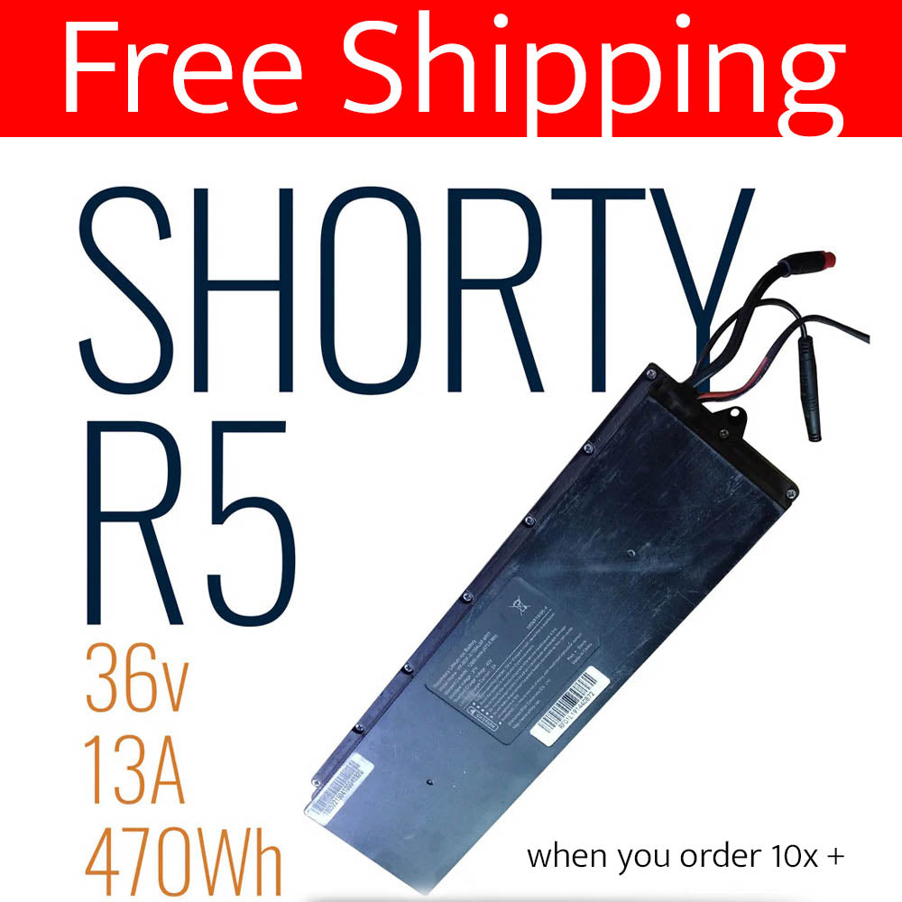 R5-Shorty 36v 13Ah 470Wh eBike/Scooter Battery