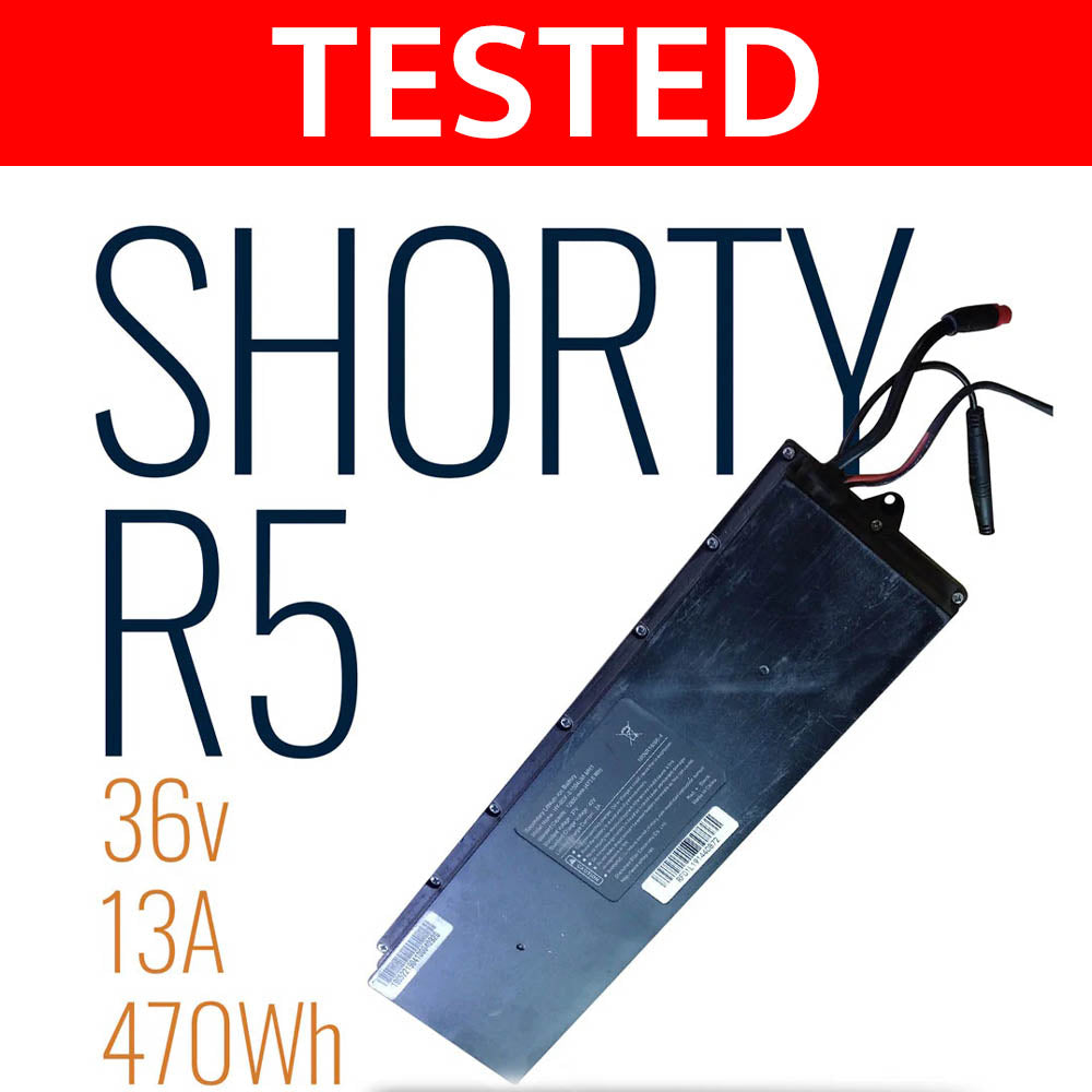 R5-Shorty 36v 13Ah 470Wh eBike/Scooter Battery