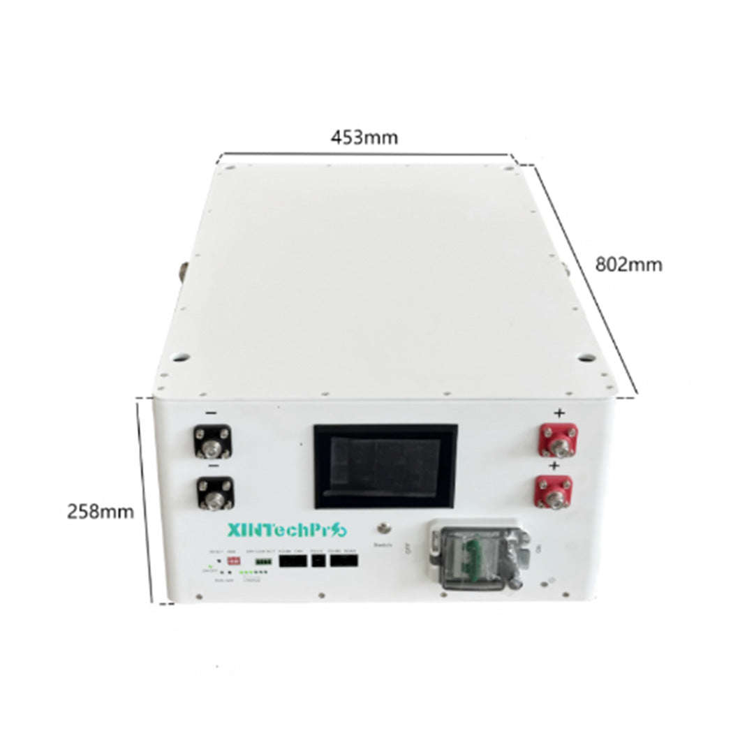 XINTechPro 16S 48 V 200 A JK BMS Pre-Wired DIY Box for 280–320 Ah LiFePO₄ Cells