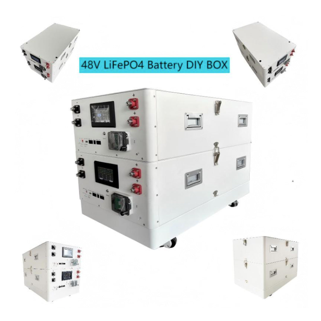 XINTechPro 16S 48 V 200 A JK BMS Pre-Wired DIY Box for 280–320 Ah LiFePO₄ Cells