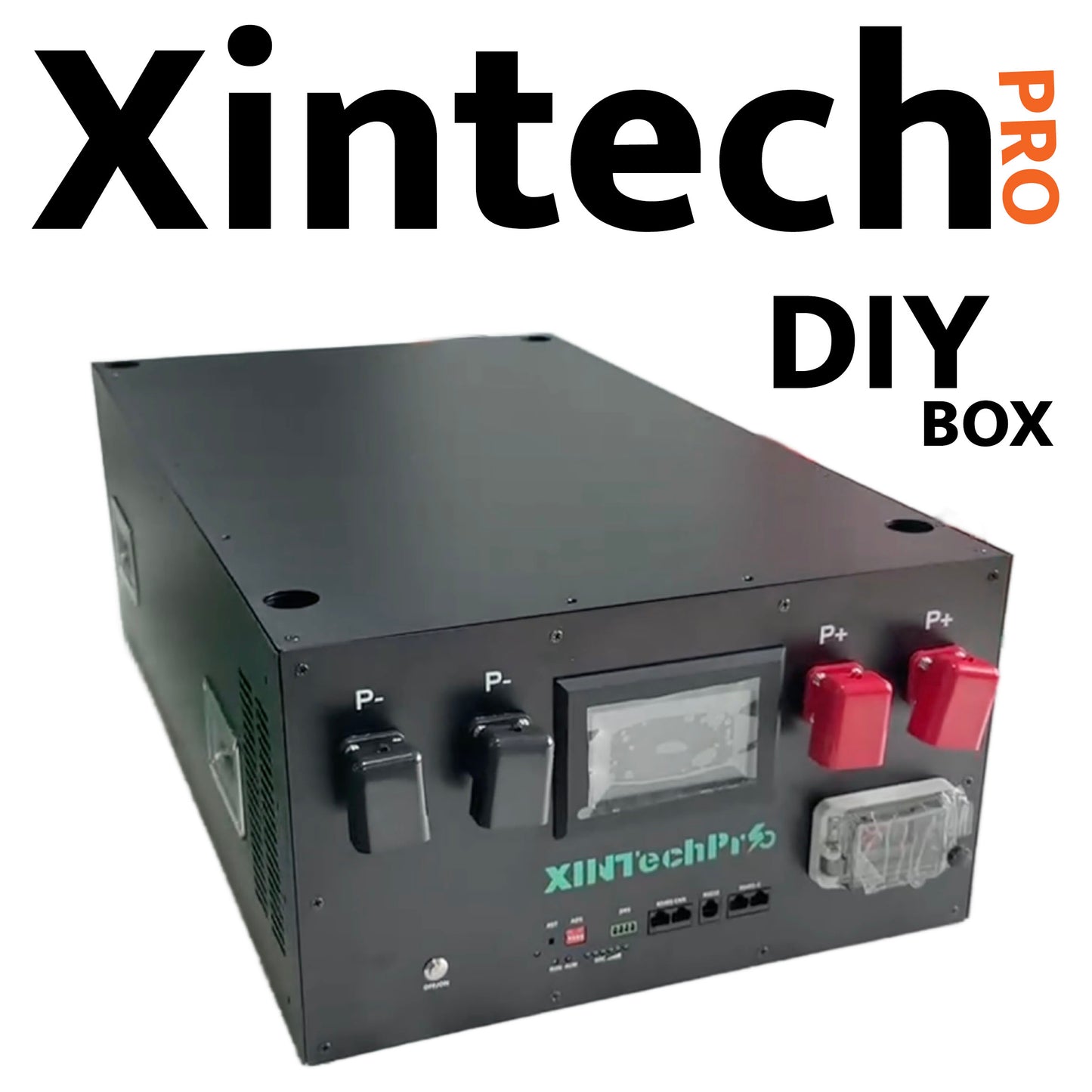 Xintech Pro DIY 280Ah Lifepo4 Battery BOX With JK16S 200A BMS with LCD Screen