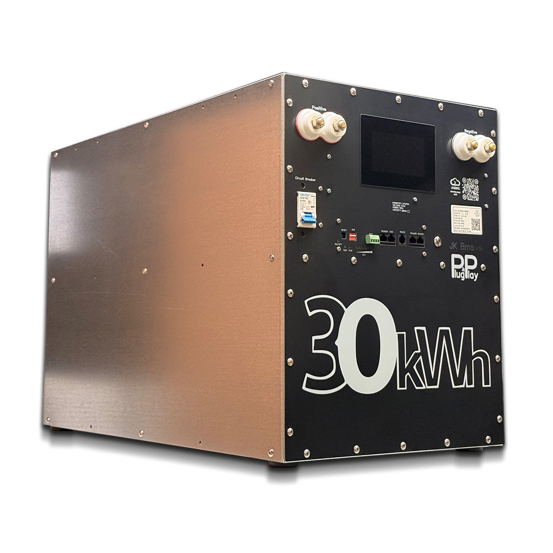 48V Pre‑Built AmpBox (Redesigned, 29.1 kWh, 280Ah RTC) Black