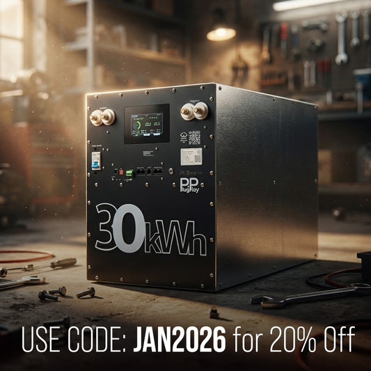 48V Pre‑Built AmpBox (Redesigned, 29.1 kWh, 280Ah RTC) Black