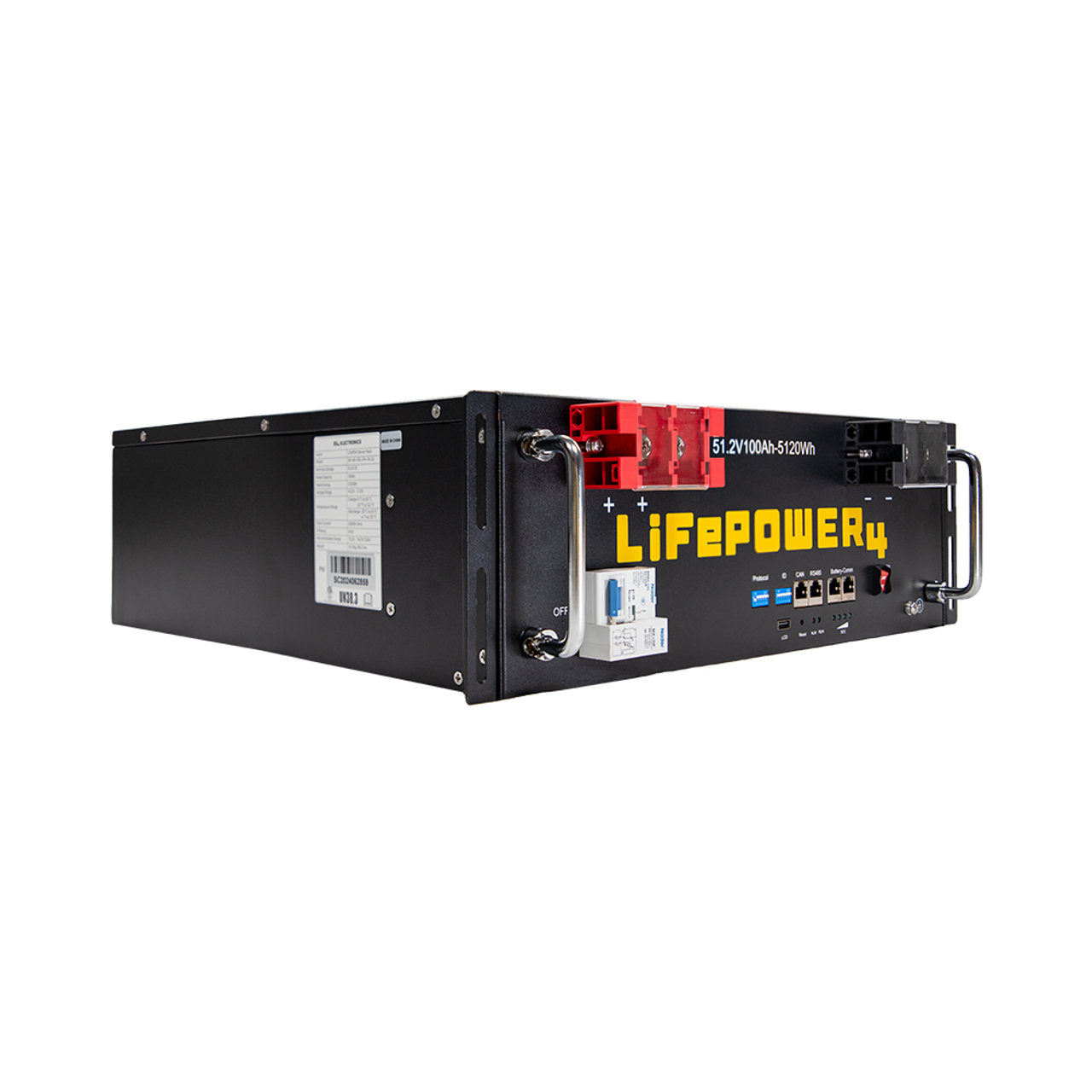 EG4-LifePower4 V2 Lithium Battery | 48V 100AH | Server Rack Battery | UL1973, UL9540A | 10-Year Warranty