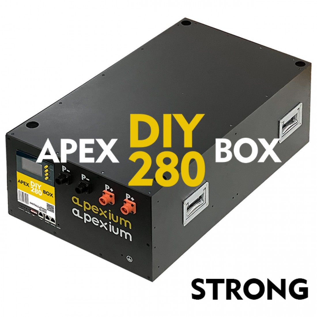 Apexium 280Ah 314Ah DIY kits Metal box with 48V 200A Inverter BMS and LCD screen