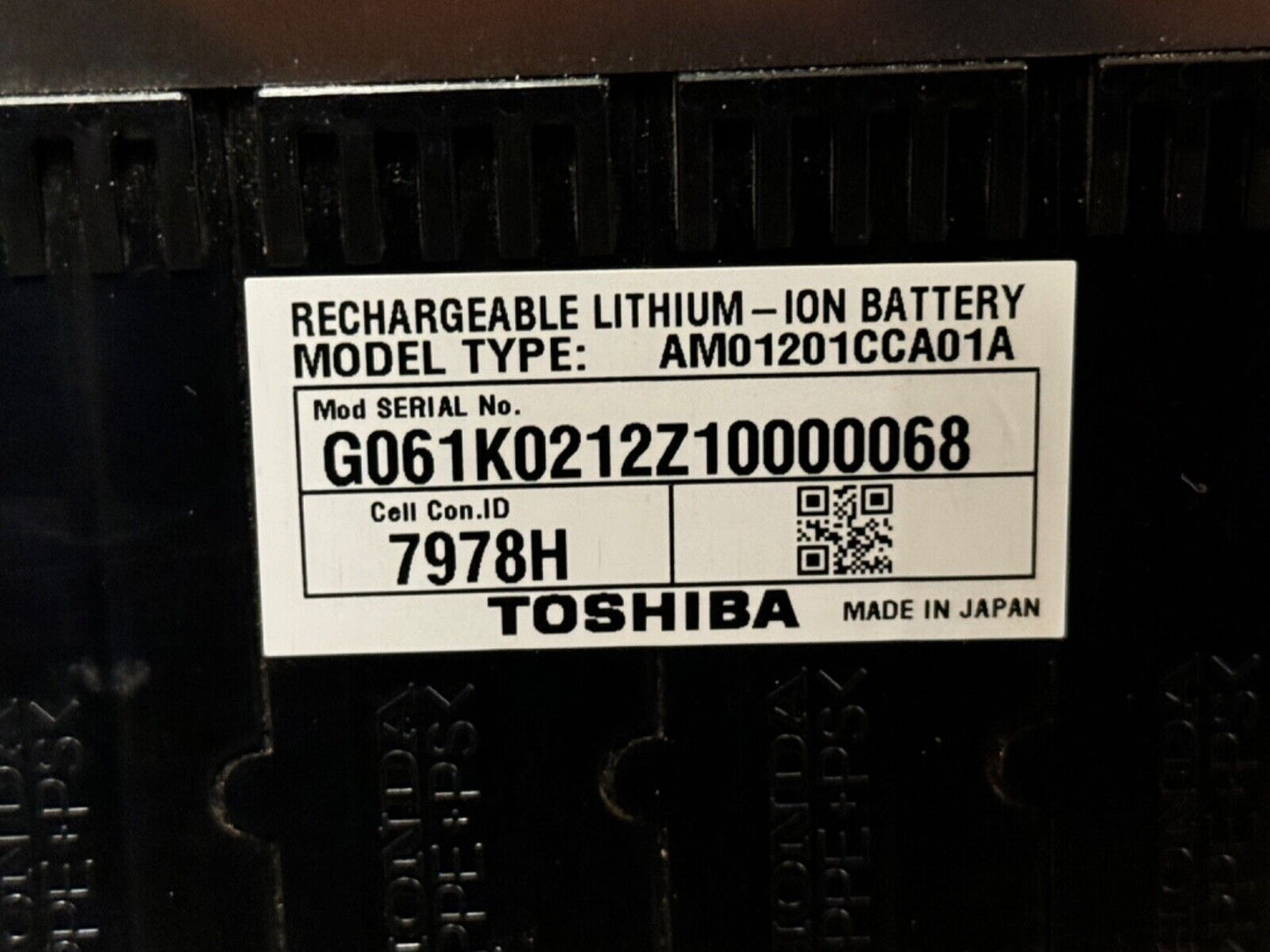 2x 12S Honda Toshiba SCiB LTO 20Ah 1100Wh 27.6V 55.2V Lithium Ion Battery Module