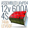 Fully Assembled 12v 4s 600A LEV60F Battery LiFePO4