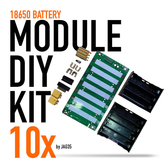 18650 Battery Module DIY PCB Kit 10x