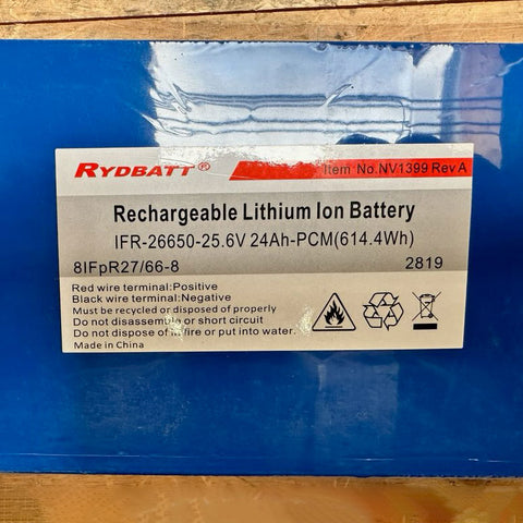 Lachy Lifepo4 Batterie 24V 50Ah Lithium Deep Cycle Lithium Fer Phosphate  Batterie Intégrée BMS comme Alimentation de Secours de Secours pour RV,  Solaire, Marine, Applications Hors Réseau : : Sports et Loisirs