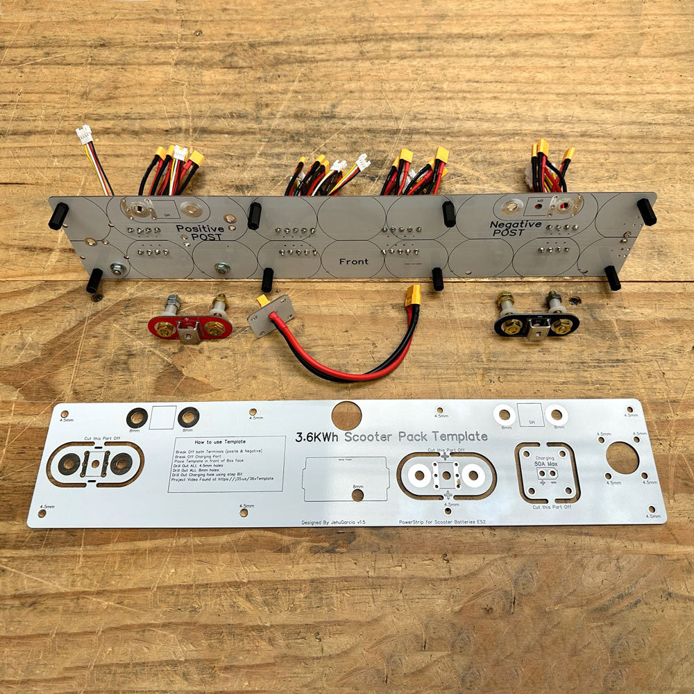 3.6kWh Rack Mount Kit 36v with x18 Tested Batteries