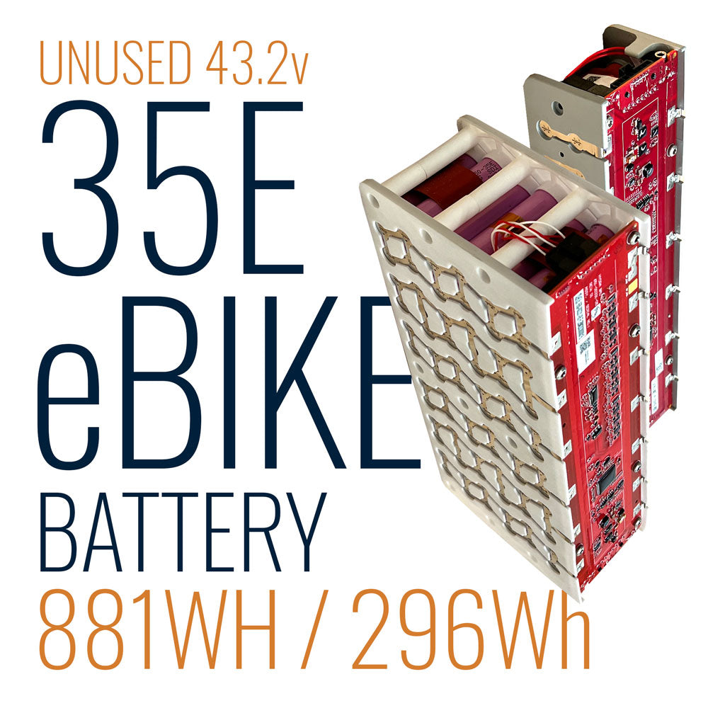 Unused 35E eBike Battery 12s 43.2v 296Ah/881Ah