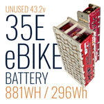 Unused 35E eBike Battery 12s 43.2v 296Ah/881Ah